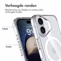 imoshion Rugged Air MagSafe Case Apple iPhone 16 Plus - Transparant