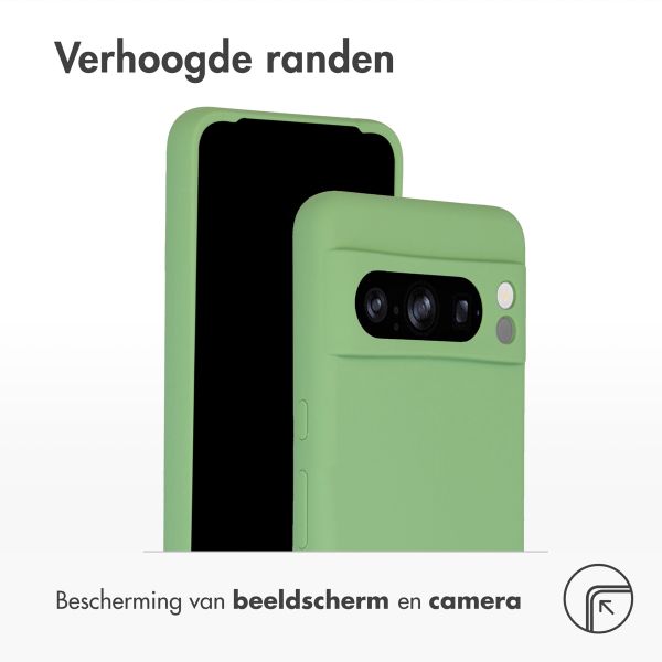 Accezz Liquid Silicone Backcover Google Pixel 8 Pro - Groen