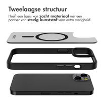 Accezz Rugged Frosted MagSafe Backcover iPhone 13 - Zwart
