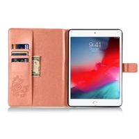 Klavertje Bloemen Bookcase iPad 6 (2018) 9.7 inch / iPad 5 (2017) 9.7 inch - Peach