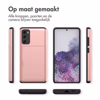 imoshion Backcover met pasjeshouder Samsung Galaxy S20 FE - Rosé Goud