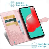 imoshion Mandala Bookcase Samsung Galaxy A32 (4G) - Rosé Goud