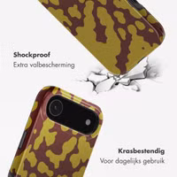 Selencia Vivid Backcover met MagSafe Apple iPhone Air - Moo'd Olive Dust