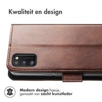 imoshion Luxe Bookcase Samsung Galaxy A41 - Donkerbruin