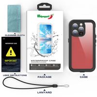 Redpepper Dot Plus Waterproof Backcover Apple iPhone 15 Pro - Zwart