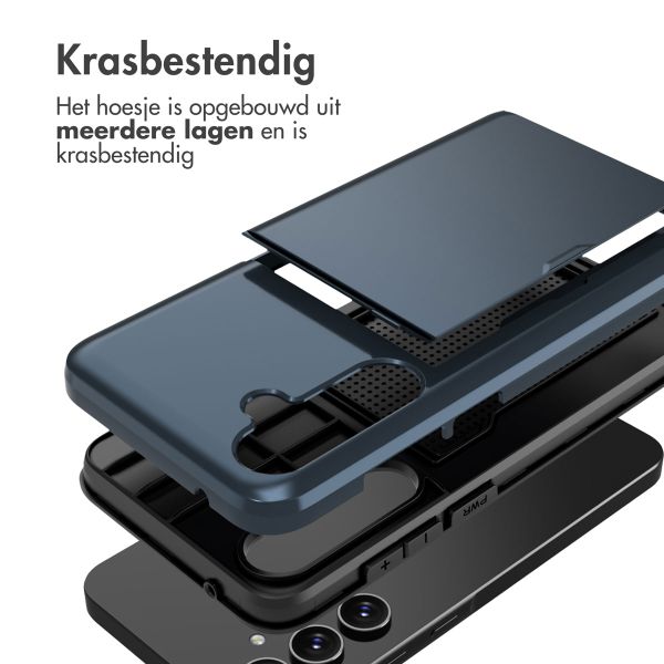 imoshion Backcover met pasjeshouder Samsung Galaxy A55 - Donkerblauw