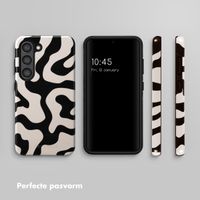 Selencia Vivid Backcover Samsung Galaxy S23 - Art Wave Black