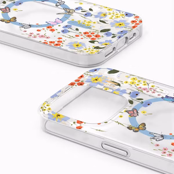 iDeal of Sweden Mirror Case met MagSafe Apple iPhone 15 Pro Max - Artistic Garden