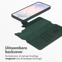 Accezz Leather Bookcase 2-in-1 met MagSafe Samsung Galaxy S26 - Cedar Green