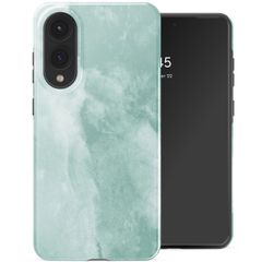 Selencia Vivid Backcover Samsung Galaxy S25 Edge - Marble Grayed Jade