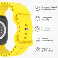 imoshion Athletic siliconenbandje Apple Watch Series 1 t/m 9 / SE (38/40/41 mm) | Series 10 (42 mm) - Geel