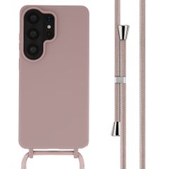 imoshion Silicone Case with Strap Samsung Galaxy S26 Ultra - Sand Pink