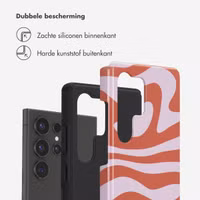 Selencia Vivid Backcover Samsung Galaxy S25 Ultra - Dream Swirl Pink