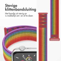 imoshion Nylon bandje Apple Watch Series 1 t/m 11 / SE / Ultra (44/45/46/49 mm) - Rainbow