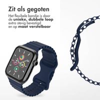 imoshion Athletic siliconenbandje Apple Watch Series 1 t/m 9 / SE (38/40/41 mm) | Series 10 / 11 (42 mm) - Donkerblauw