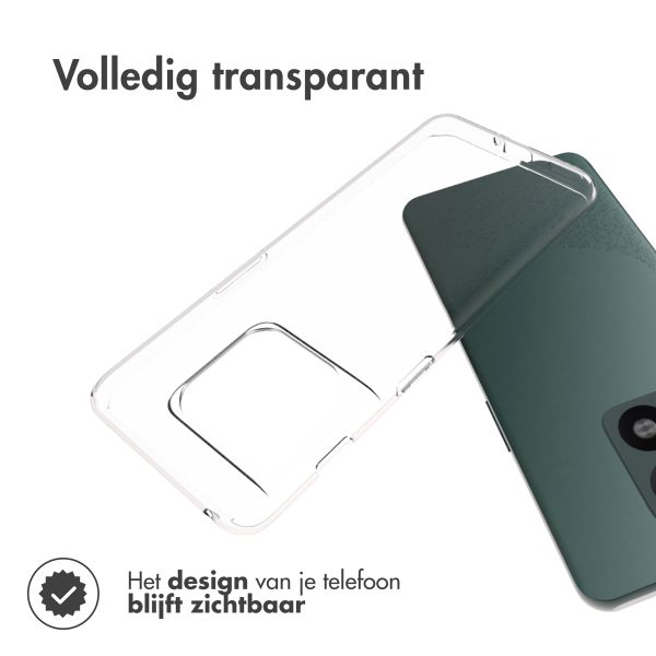 Accezz Clear Backcover OnePlus 10 Pro - Transparant