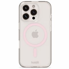 Holdit MagSafe Case Apple iPhone 16 - Transparent / Pink