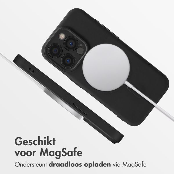 imoshion Color Backcover met MagSafe iPhone 15 Pro - Zwart