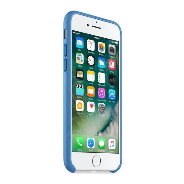Apple Leather Backcover Apple iPhone SE (2022 / 2020) / 8 / 7 - Sea Blue