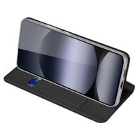 Dux Ducis Slim Softcase Bookcase Xiaomi Redmi Note 14 (4G) - Zwart