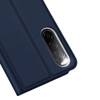 Dux Ducis Slim Softcase Bookcase Sony Xperia 10 V - Donkerblauw