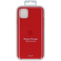 Apple Silicone Backcover Apple iPhone 11 Pro Max - Red
