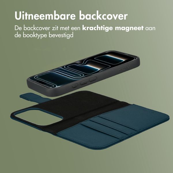 imoshion Uitneembare 2-in-1 Luxe Bookcase Apple iPhone 17 Pro - Blauw