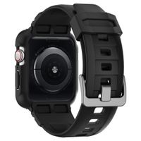 Spigen Rugged Armor™ Pro case Apple Watch 44 mm / 45 mm - Zwart