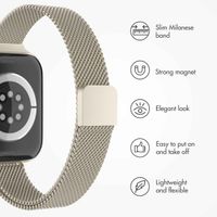 imoshion Slim Milanese Band Apple Watch | 38/40/41/42 mm - Champagne