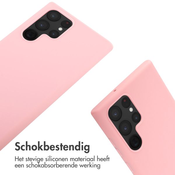 imoshion Siliconen hoesje met koord Samsung Galaxy S22 Ultra - Roze