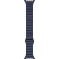 Apple Leather Loop Apple Watch Series 1 t/m 11 / SE / Ultra (44/45/46/49 mm) - Maat M - Diver Blue