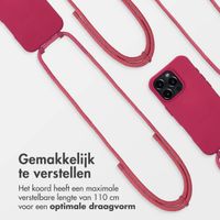imoshion Color Backcover met afneembaar koord MagSafe Apple iPhone 16 Pro - Raspberry