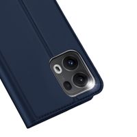 Dux Ducis Slim Softcase Bookcase Oppo Reno 13 Pro - Donkerblauw