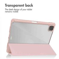 imoshion Trifold Hard Case Book Cover Apple iPad Pro 12.9 (2018/2020/2021/2022) - Pink