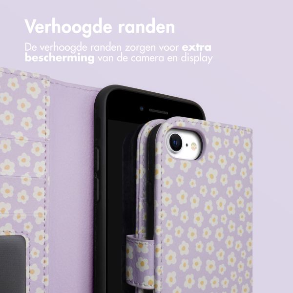 imoshion Design Bookcase Apple iPhone SE (2022 / 2020) / 8 / 7 / 6(s) - White Daisy