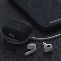 Njorð Collections Salmon Leather Case Apple AirPods 3 (2021) - Dark Grey