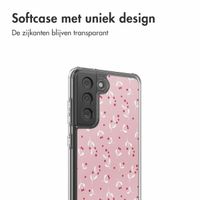 imoshion Design hoesje Samsung Galaxy S21 FE - Berries Blush