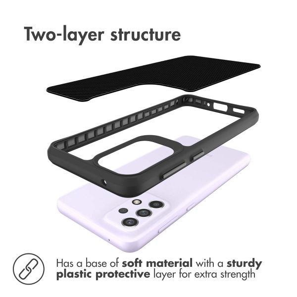 imoshion Rugged Hybrid Case Samsung Galaxy A33 - Zwart