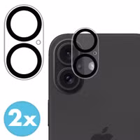 imoshion Camera Protector Glas 2 Pack Apple iPhone 16 / 16 Plus - Zwart