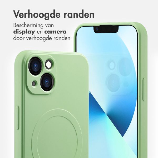 imoshion Color Backcover met MagSafe iPhone 13 - Groen