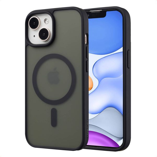 imoshion Color Guard Backcover met MagSafe iPhone 15 - Zwart