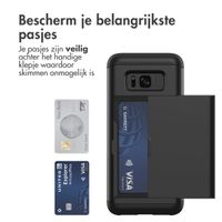 imoshion Backcover met pasjeshouder Samsung Galaxy S8 - Zwart