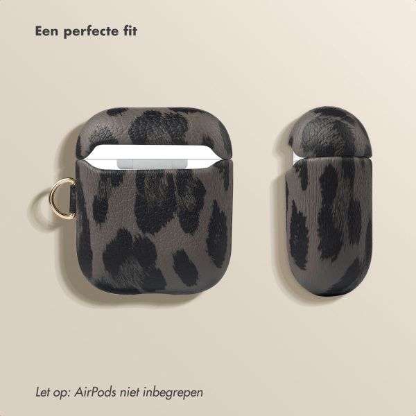 Selencia Sabi Case Apple AirPods 1 / 2 - Panterprint - Midnight Black