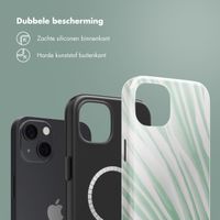 Selencia Vivid Backcover met MagSafe Apple iPhone 13 - Nature Grayed Jade