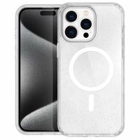 imoshion Sparkle Backcover met MagSafe Apple iPhone 15 Pro Max - Glitter Transparant