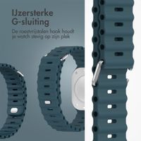 Accezz Ocean bandje Apple Watch Series 1 - 9 / SE (38/40/41 mm) | Series 10 / 11 (42 mm) - Abyss Blue
