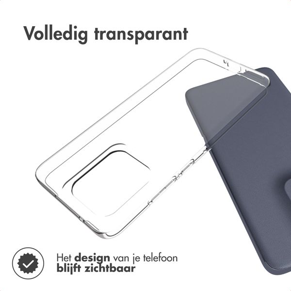 Accezz Clear Backcover Motorola Thinkphone 25 / Edge 50 Neo / Edge 60 Neo - Transparant