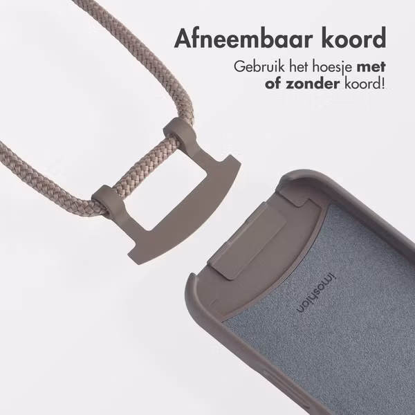 imoshion Color Backcover met afneembaar koord met MagSafe Samsung Galaxy S26 Ultra - Black Coffee