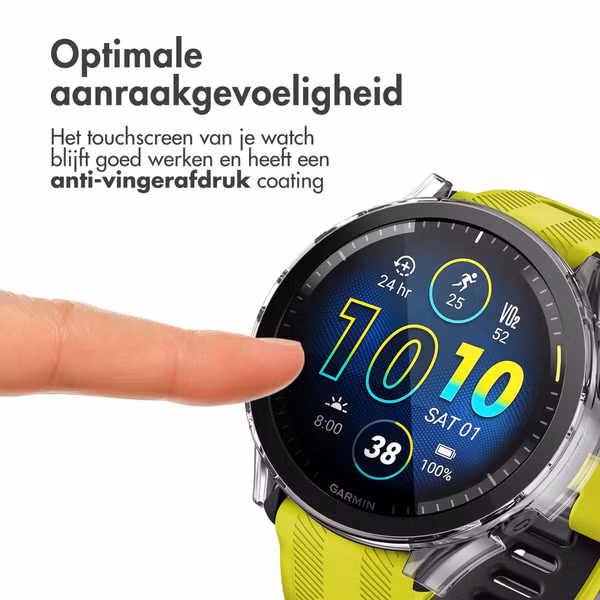 imoshion Full Cover Hardcase Garmin Forerunner 965 - Transparant