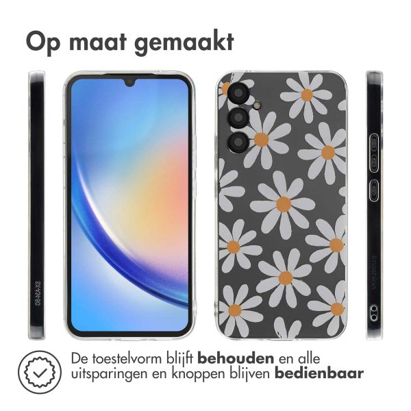 imoshion Design hoesje Samsung Galaxy A34 (5G) - Daisy Flower